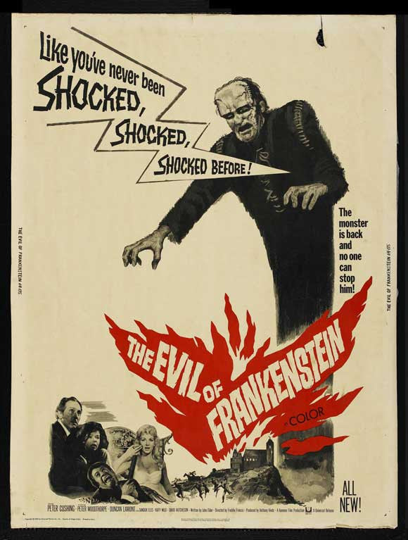 Evil Of Frankenstein (1964) - Peter Cushing DVD