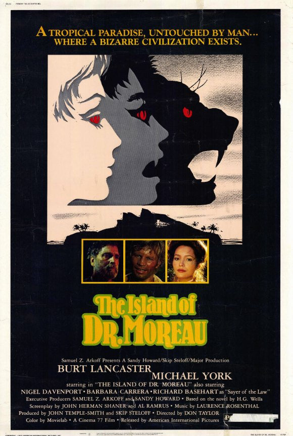 The Island Of Dr. Moreau (1977) - Burt Lancaster DVD