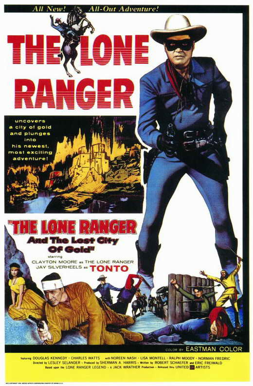 The Lone Ranger And The Lost City Of Gold (1958) - Clayton Moore DVD