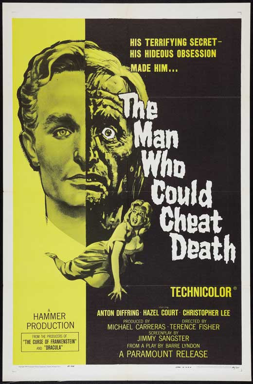 The Man Who Could Cheat Death (1959) - Christopher Lee DVD