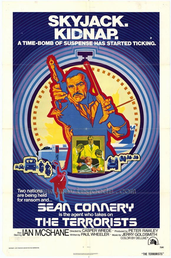 The Terrorists (1974) - Sean Connery DVD