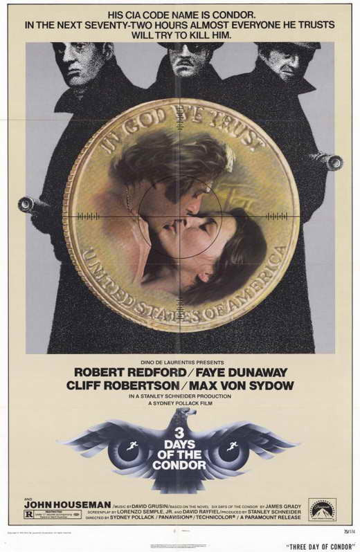 Three Days Of The Condor (1975) - Robert Redford DVD