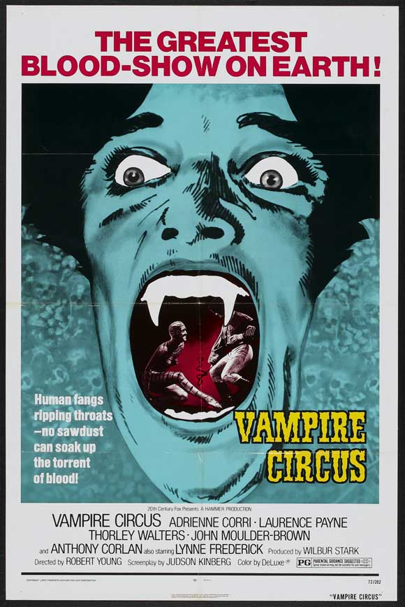 Vampire Circus (1972) - Anthony Corlan DVD
