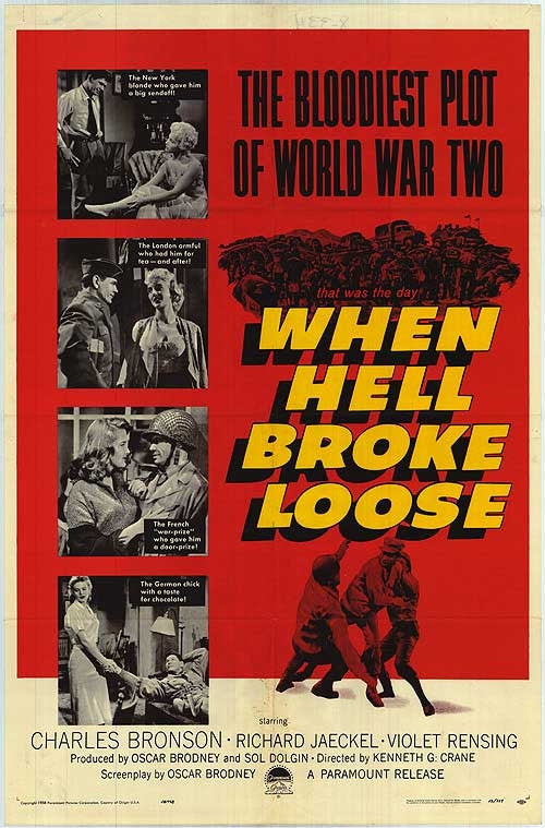 When Hell Broke Loose (1958) - Charles Bronson DVD