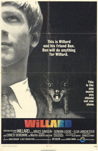 Willard (1971) UNCUT - Bruce Davison DVD – Elvis DVD