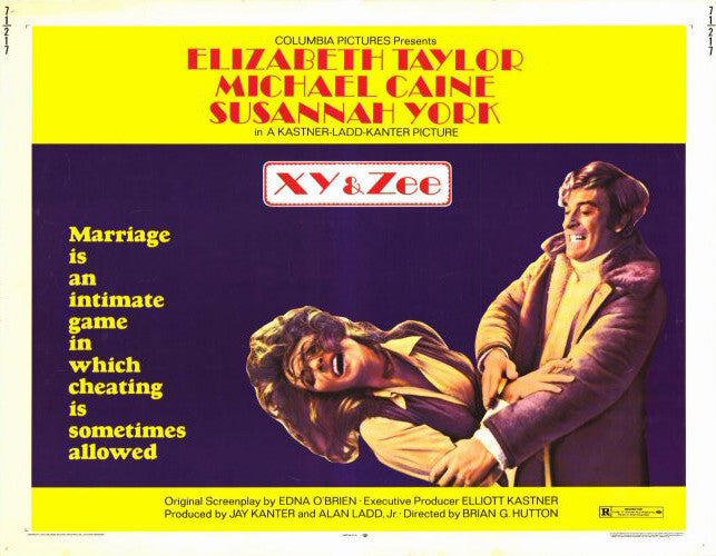 X, Y And Zee (1972) - Elizabeth Taylor DVD