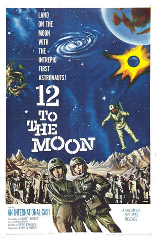 12 To The Moon (1960) - Ken Clark  Colorized Version