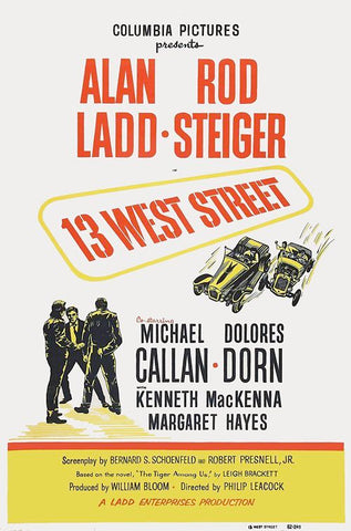 13 West Street (1962) - Alan Ladd  Colorized Version