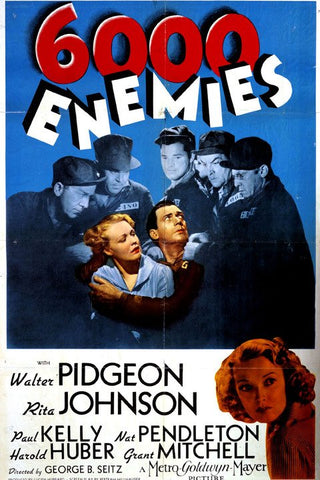 6000 Enemies (1939) - Walter Pidgeon  DVD