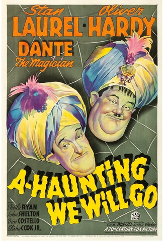 A-Haunting We Will Go (1942) - Laurel & Hardy  Colorized Version
