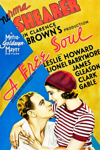 A Free Soul (1931) - Clark Gable  Colorized Version