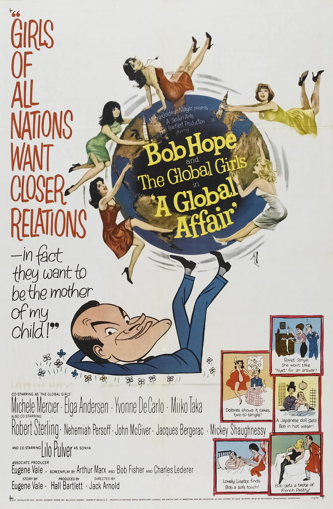 A Global Affair (1960) - Bob Hope  Colorized Version