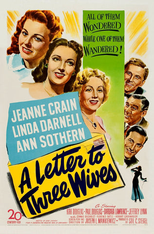 A Letter To Three Wives (1949) - Jeanne Crain  Colorized Version