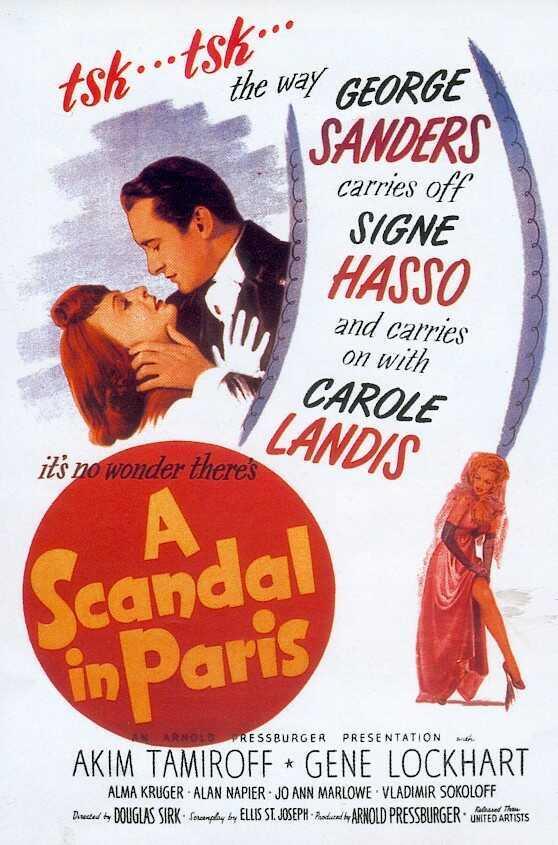 A Scandal In Paris (1946) - George Sanders  Colorized Version  DVD