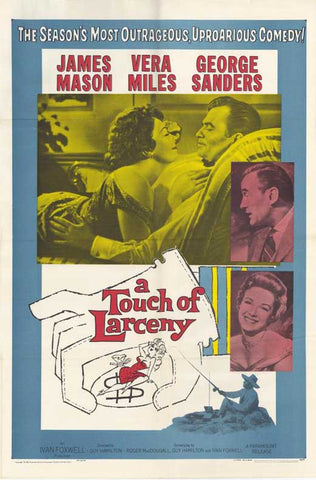 A Touch Of Larceny (1960) - James Mason  Colorized Version