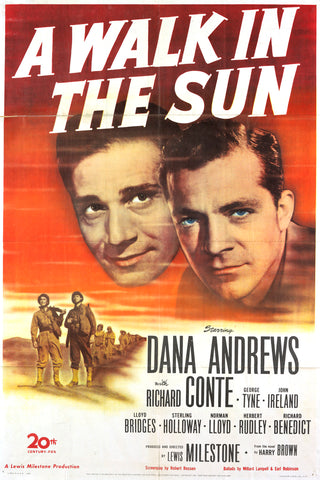 A Walk In The Sun (1945) - Dana Andrews   Colorized Version  DVD