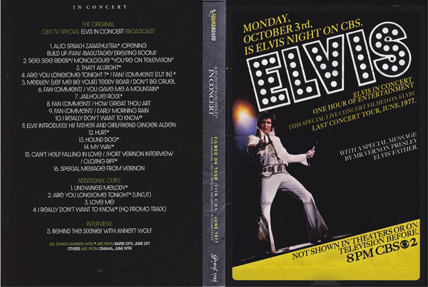 Elvis Presley - A Study Of Elvis In Concert 1977  DVD