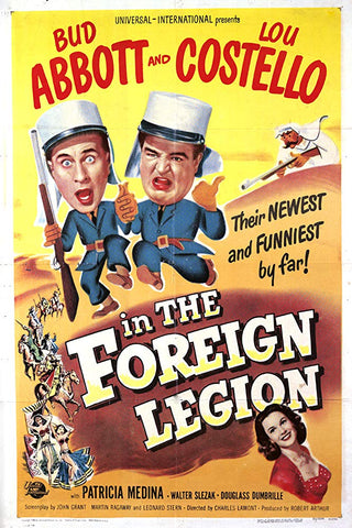 Abbott And Costello In The Foreign Legion (1950)    Colorized Version  DVD