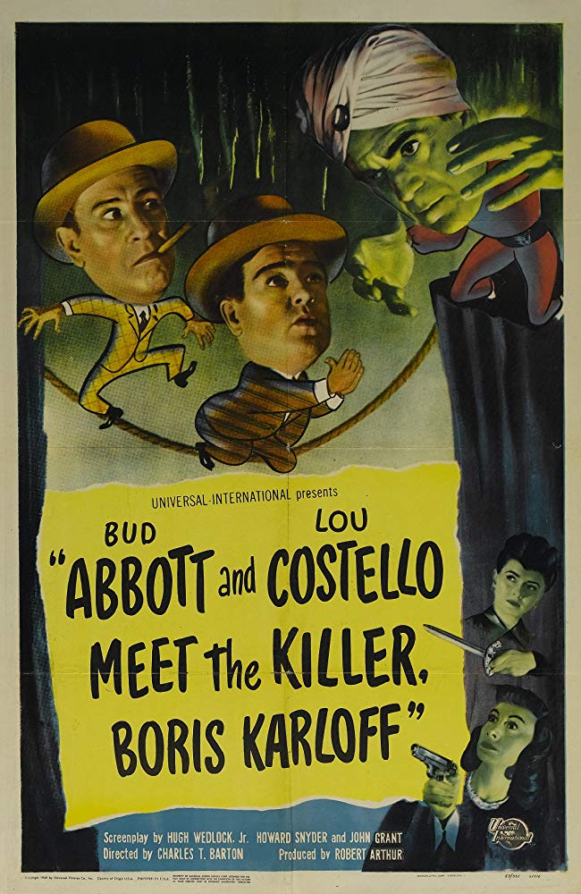 Abbott And Costello Meet The Killer, Boris Karloff (1949)    Colorized Version