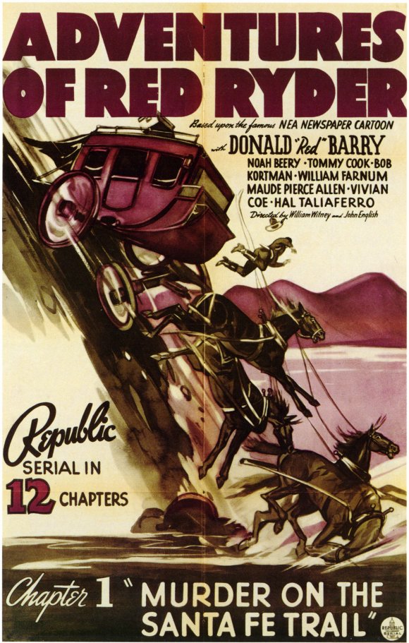 Adventures Of Red Ryder (1940) - Don "Red" Barry  Colorized Version  2 DVD Set