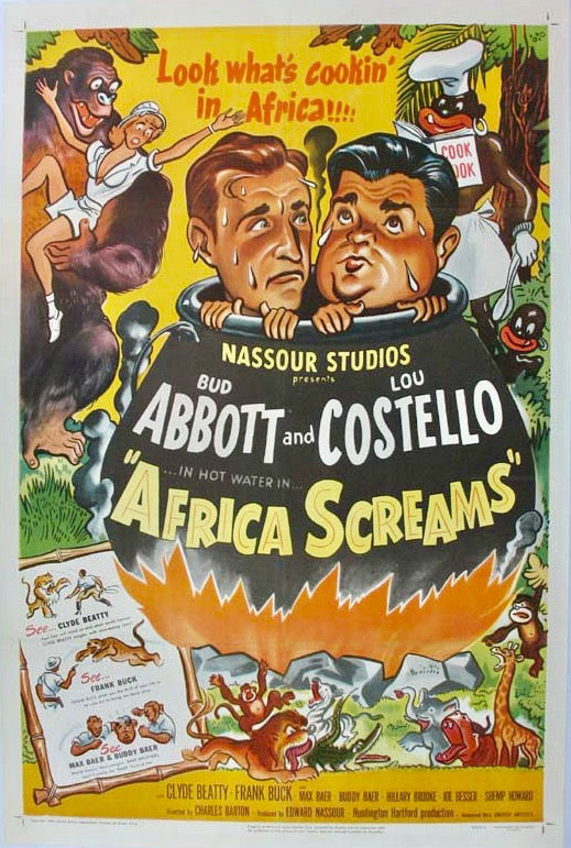 Africa Screams (1949) - Abbott & Costello  DVD  Colorized Version