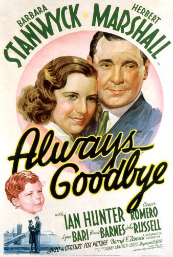 Always Goodbye (1938) - Barbara Stanwyck  Colorized Version  DVD