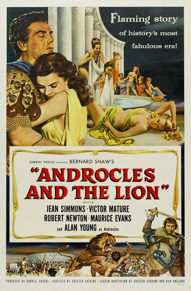 Androcles And The Lion (1952) - Victor Mature    Colorized Version