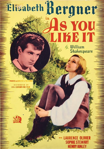 As You Like It (1936) - Laurence Olivier  Colorized Version  DVD
