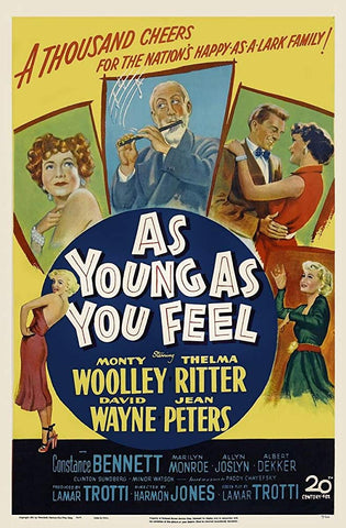 As Young As You Feel (1951) - Monty Woolley   Colorized Version  DVD