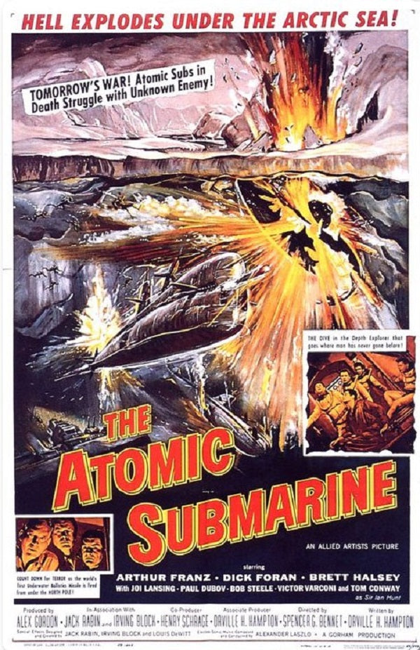 The Atomic Submarine (1959) - Dick Foran  Colorized Version  DVD