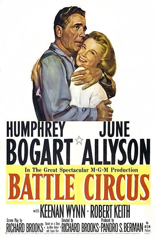 Battle Circus (1953) - Humphrey Bogart  Colorized Version