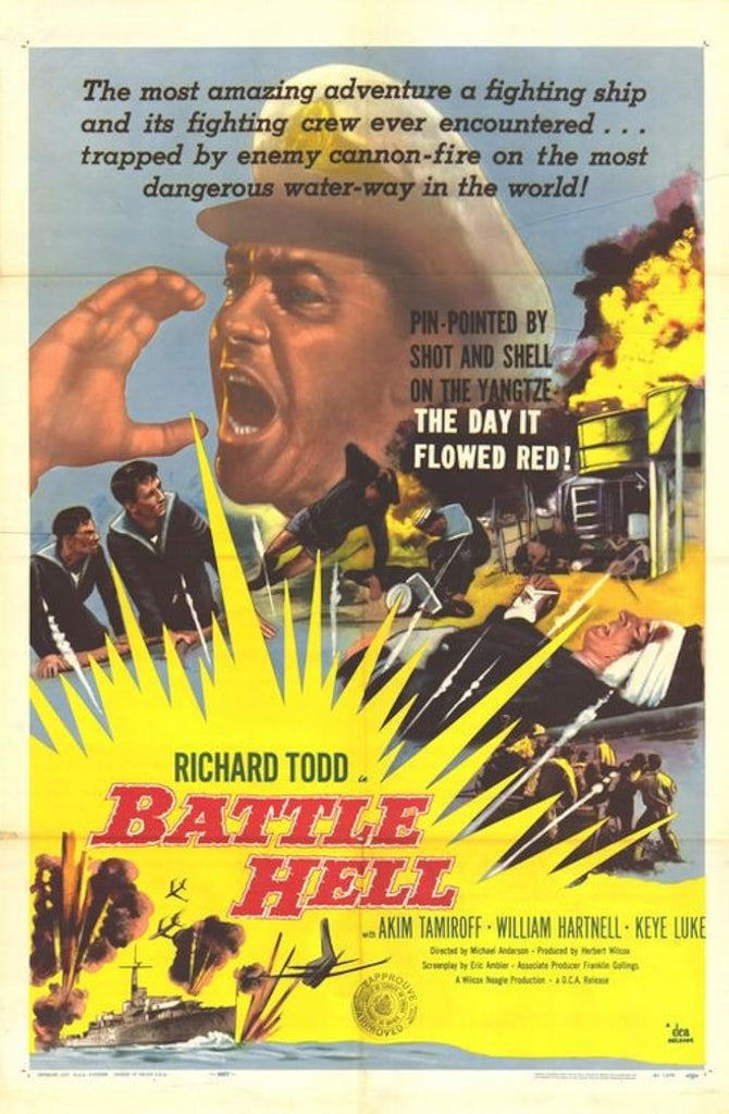 Battle Hell AKA Yangtse Incident (1957) - Richard Todd  Colorized Version  DVD