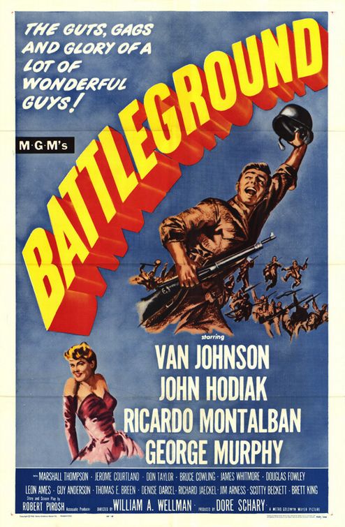 Battleground (1949) - Van Johnson  Colorized Version