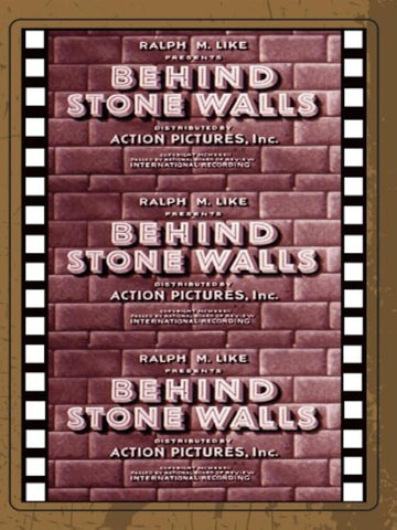 Behind Stone Walls (1932) - Edward J. Nugent  DVD