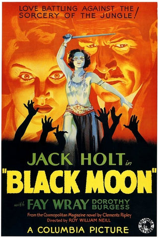 Black Moon (1934) - Jack Holt  Colorized Version  DVD