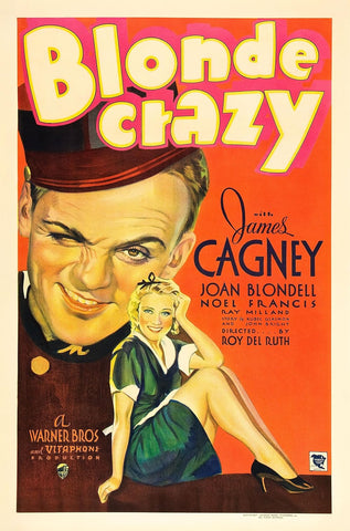 Blonde Crazy (1931) - James Cagney  Colorized Version  DVD
