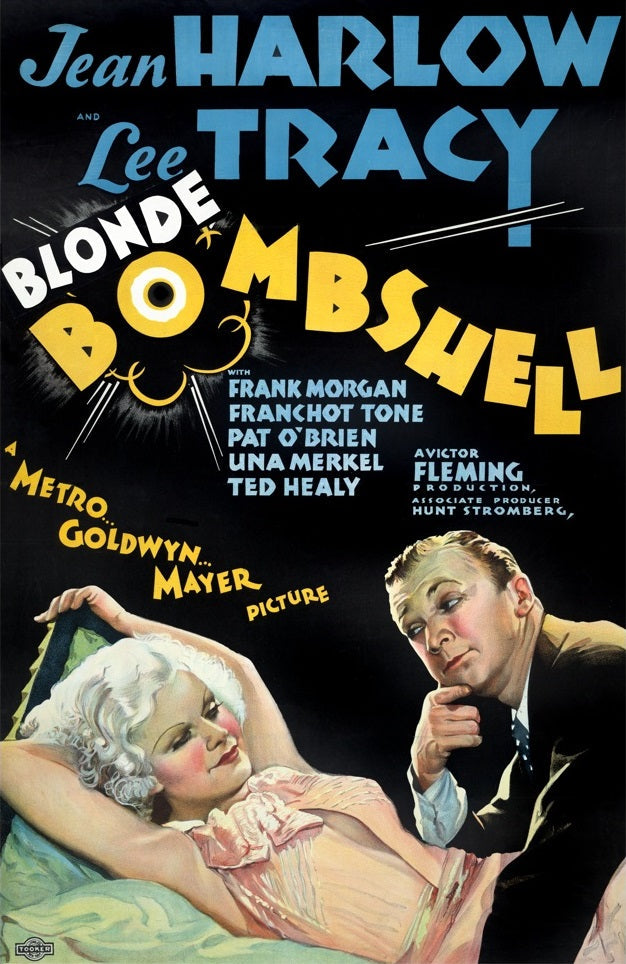 Bombshell (1933) - Jean Harlow   Colorized Version