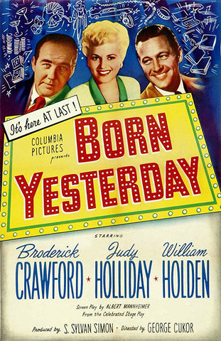 Born Yesterday (1950) - William Holden  Colorized Version DVD