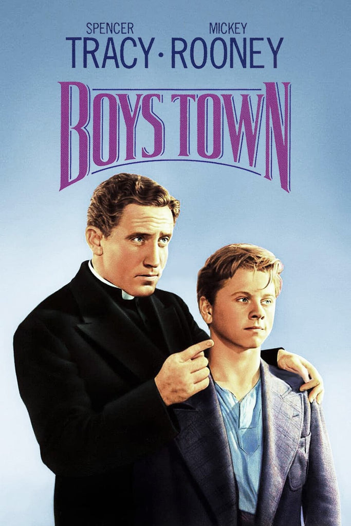 Boys Town (1938) - Spencer Tracy  Colorized Version