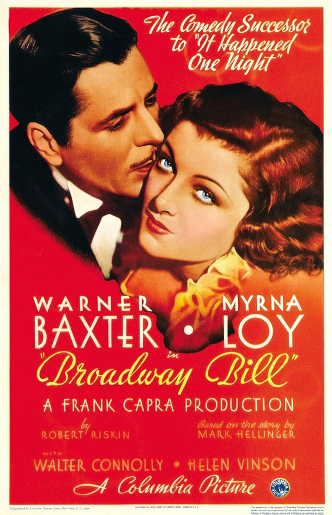 Broadway Bill (1934) - Warner Baxter  Colorized Version