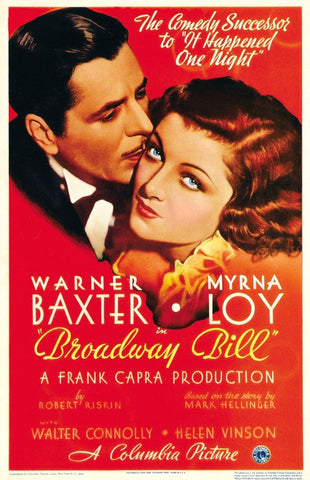 Broadway Bill (1934) - Warner Baxter  Colorized Version