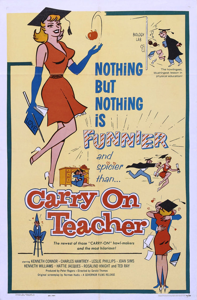Carry On Teacher (1959) - Kenneth Williams    Colorized Version