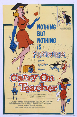 Carry On Teacher (1959) - Kenneth Williams    Colorized Version DVD