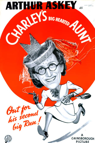 Charley's Big-Hearted Aunt (1940) - Arthur Askey  Colorized Version  DVD