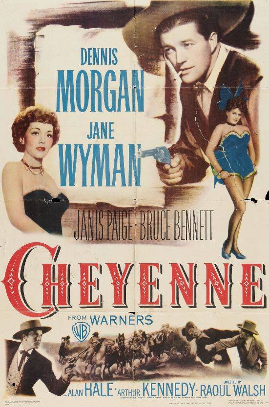Cheyenne (1947) - Dennis Morgan   Colorized Version