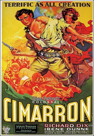 Cimarron (1931) - Richard Dix  Colorized Version