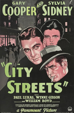 City Streets (1931) - Gary Cooper  Colorized Version