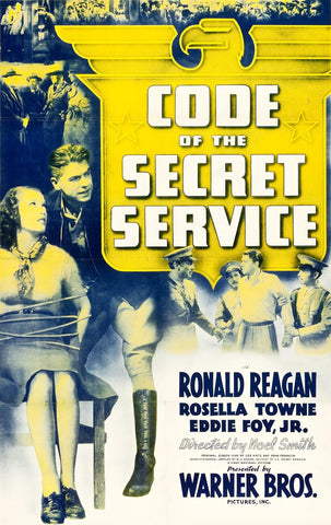 Code Of The Secret Service (1939) - Ronald Reagan  Colorized Version  DVD