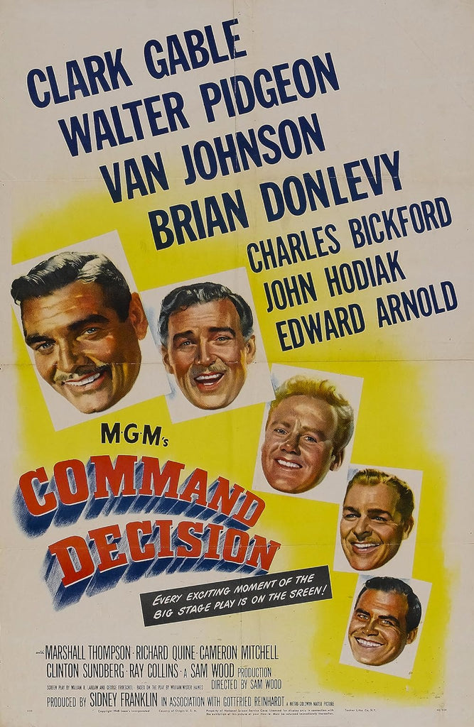 Command Decision (1948) - Clark Gable  Colorized Version  DVD