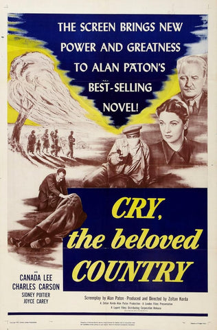 Cry, The Beloved Country (1951) - Sidney Poitier  Colorized Version